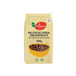 BOLITAS DE CEREALES CON CHOCOLATE BIO, 300 G