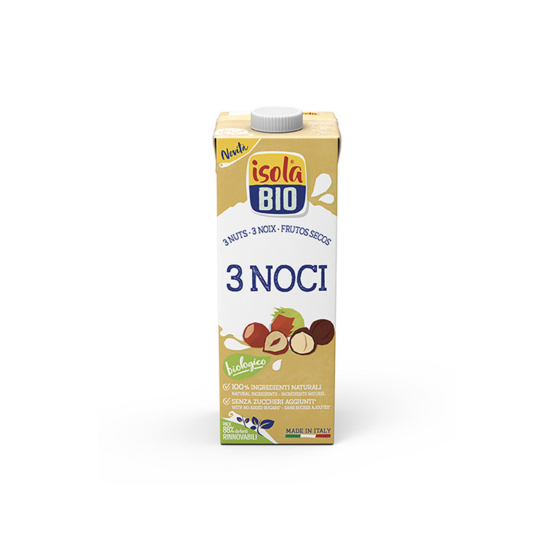 Bebida 3 frutos secos 1l ECO Isola Bio