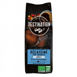 CAFÉ MOLIDO DESCAFEINADO ARÁBICA PURO ECOLÓGICO 250 gr DESTINATION