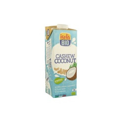 Bebida Vegetal de Coco y Anacardo Sin Gluten Isola Bio 1 L