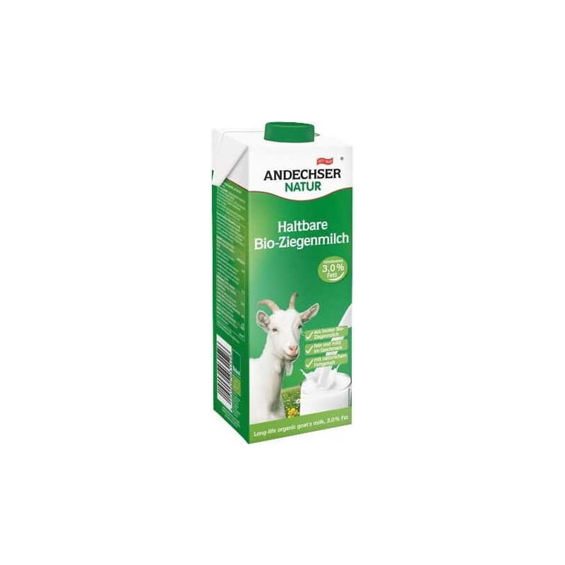 LECHE DE CABRA 3% ECOLÓGICA 1000 Ml ANDECHSER NATUR