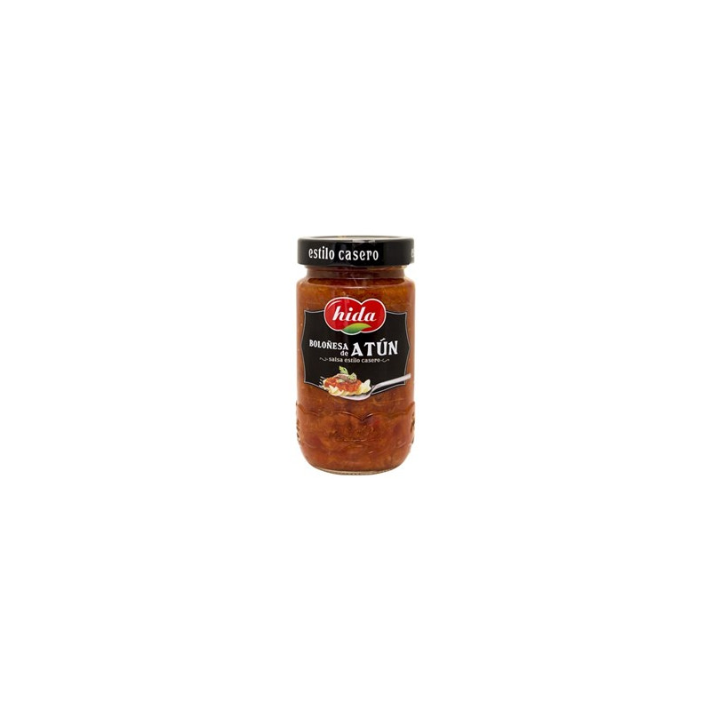 SALSA BOLOÑESA DE ATUN HIDA FRASCO 350GRS ESC