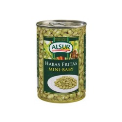 Habas Fritas Mini Baby Alsur Lata 420 gr Extra