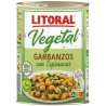 Garbanzos con espinacas Vegetal Litoral sin gluten 425 g.